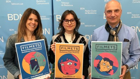 (Català) El cartell de la 48a edició de FILMETS Badalona Film Festival és obra de Paula B. Redondo, alumna de l’Escola d’Art Pau Gargallo de Badalona