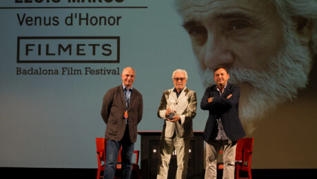 Lluís Marco ha recibido la Venus de Honor de la 48ª edición de FILMETS Badalona Film Festival