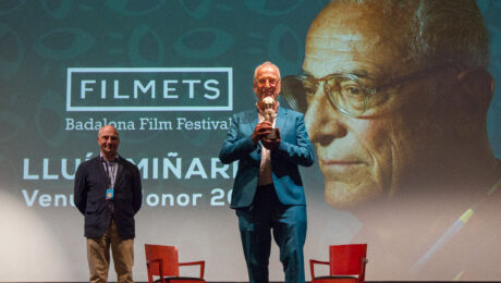 El director i productor de cinema Lluís Miñarro ha rebut aquesta tarda la Venus d’Honor del festival FILMETS